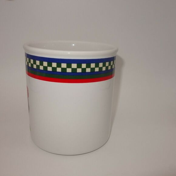 Vintage International Tableworks Timberlake Ella's Rooster Utensil Holder Crock - Picture 2 of 7